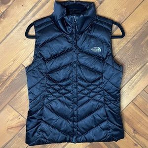 North Face Sapphire Blue Puffy Vest